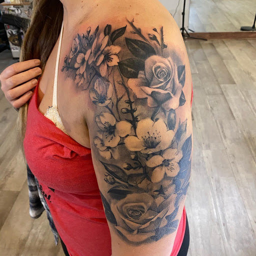 Explore rectangle tattoo ideas, creative tattoo ideas in Saint Joseph, available at Outlaw Ink