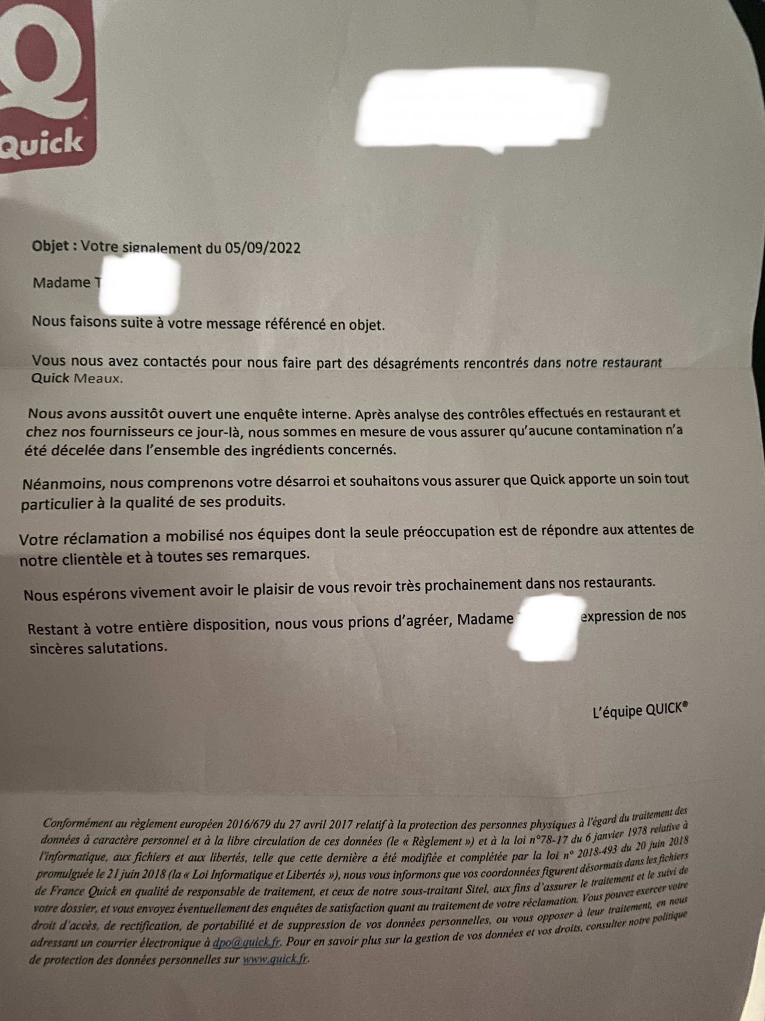 Photo n° 1 de l'avis de Mademoiselle.o fait le 29/09/2022 à 07:44