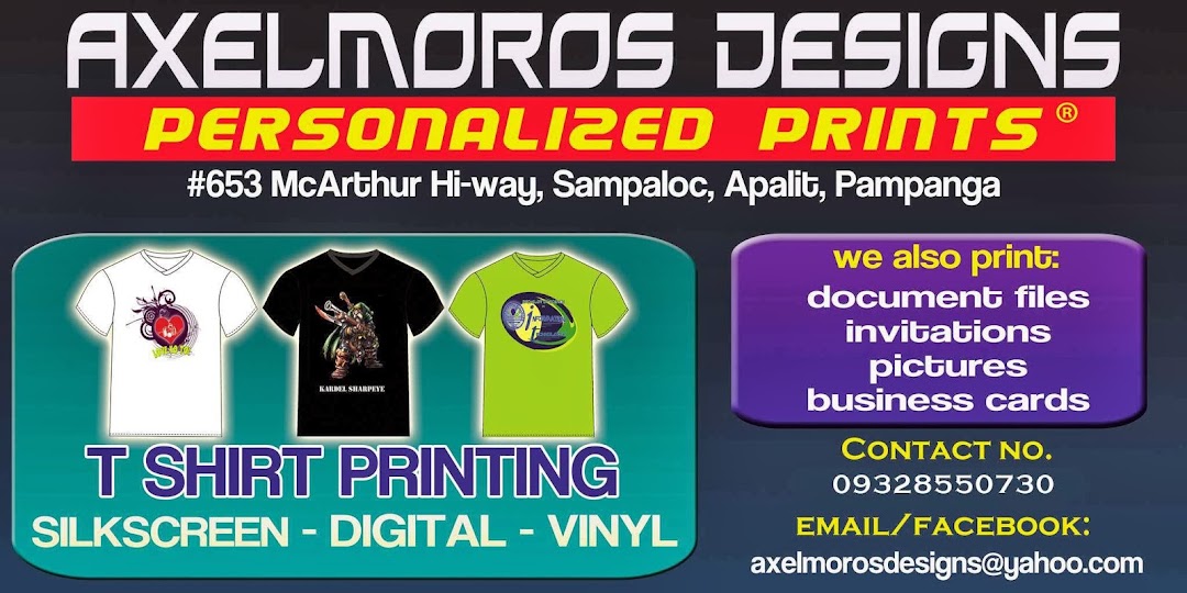 Axelmoros Designs Personalized Prints
