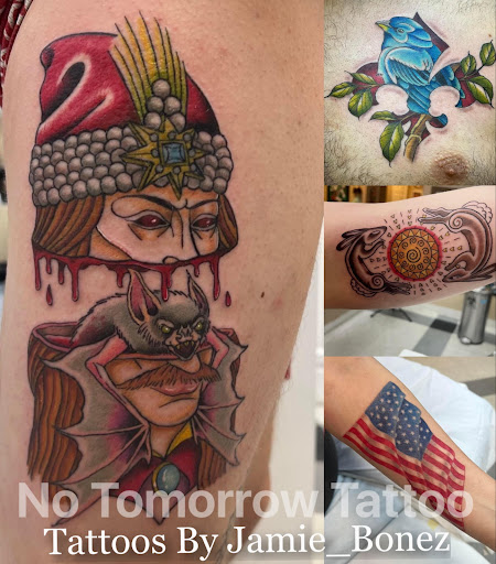 Explore magician tattoo ideas, creative tattoo ideas in Charles Town, available at No Tomorrow Tattoo llc