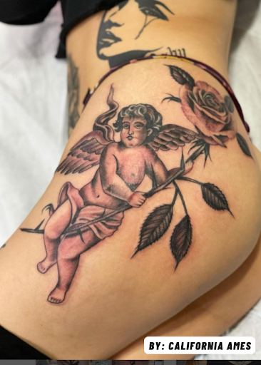 Explore small chest tattoo ideas for men, creative tattoo ideas in San Diego, available at The Chrome Lady Tattoo