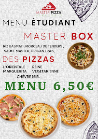 Pizzeria MASTER PIZZA PAU à Pau (le menu)