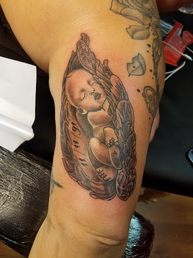 Explore mimi tattoo ideas, creative tattoo ideas in Tupelo, available at Primal Ink Tattoo Studio