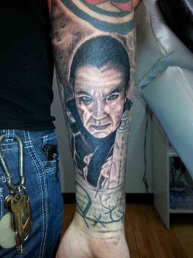 Explore indian chief tattoo ideas, creative tattoo ideas in Georgetown, available at Body Art Tattoos