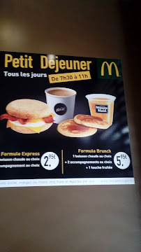 Menu du McDonald's Vitry-en-Charollais à Vitry-en-Charollais