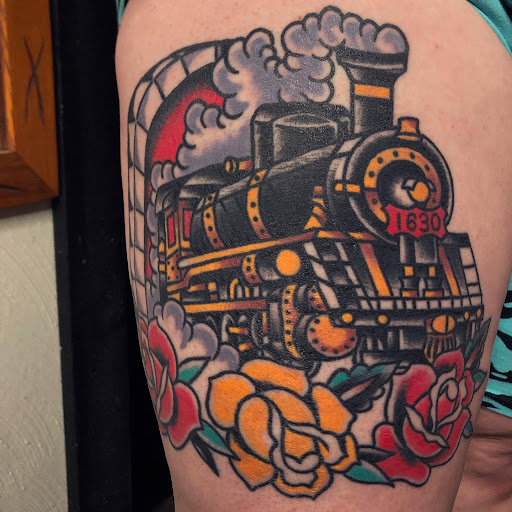 Explore white trash tattoo ideas, creative tattoo ideas in Madison, available at Black Moon Tattoo