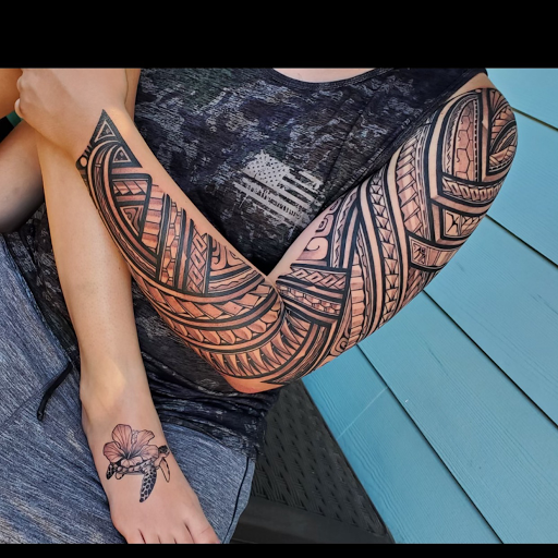 Explore foot tattoo ideas for women, creative tattoo ideas in Kailua Kona, available at Packing Ink Tattoos