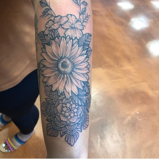 Explore stick poke tattoo ideas, creative tattoo ideas in Aledo, available at Elevated Tattoo & Piercing