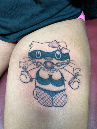 Explore fire and water tattoo ideas, creative tattoo ideas in Chattanooga, available at Painted Lady Tattoo Parlor