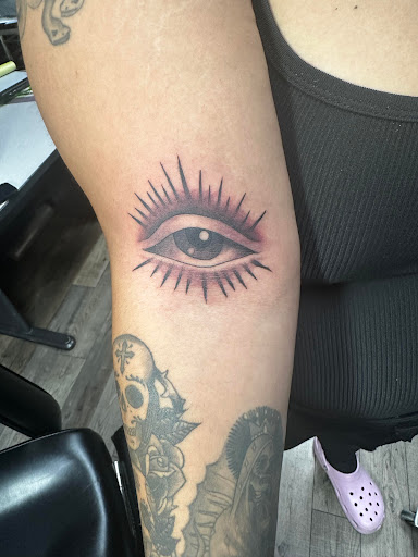 Explore cool thigh tattoo ideas, creative tattoo ideas in Los Banos, available at Nasty Tattoos and Piercings