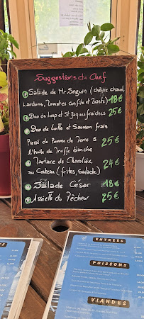 Restaurant La Cassandiere à Fréjus (le menu)