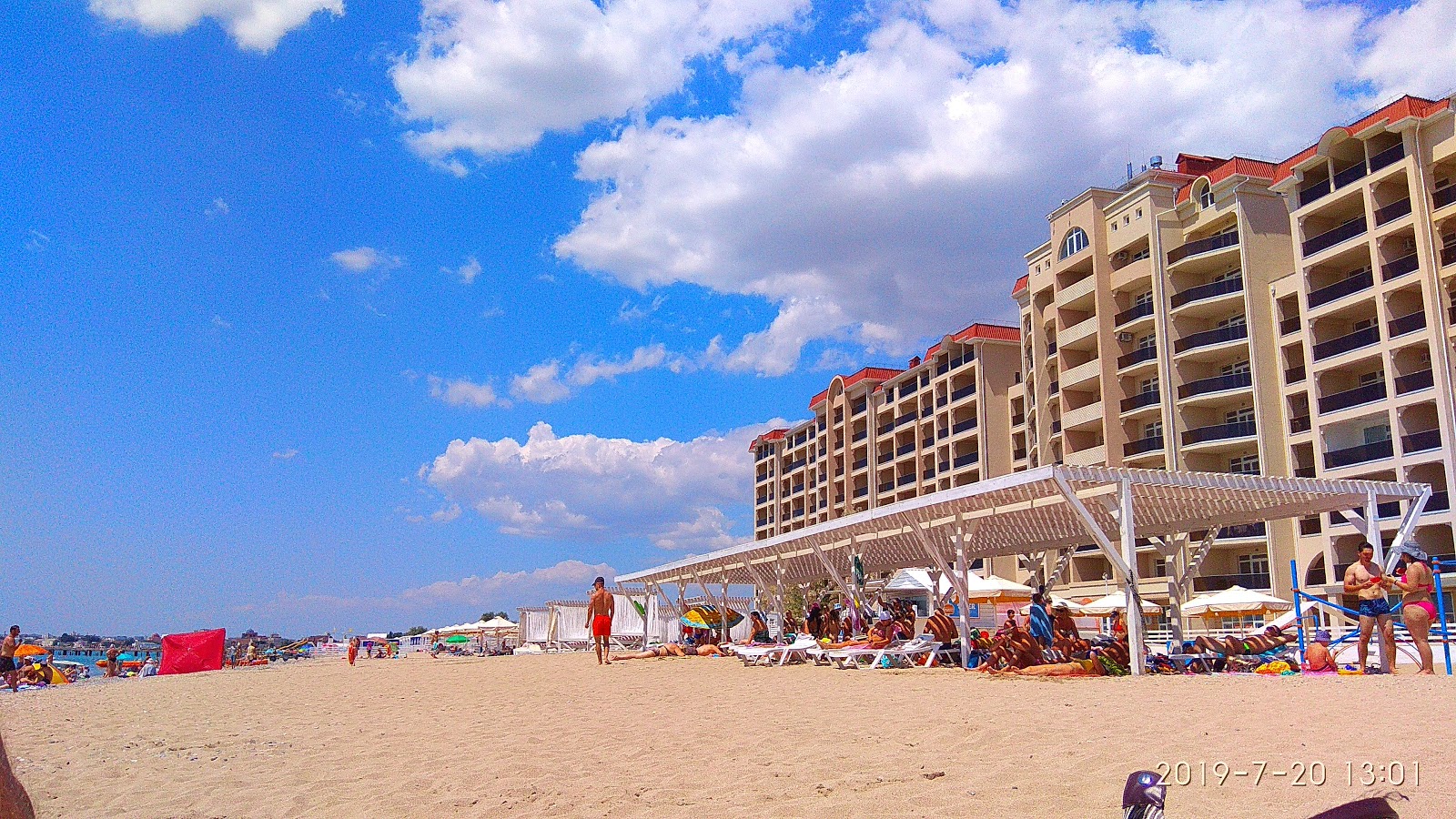 Photo of Evpatoria beach with partly clean level of cleanliness