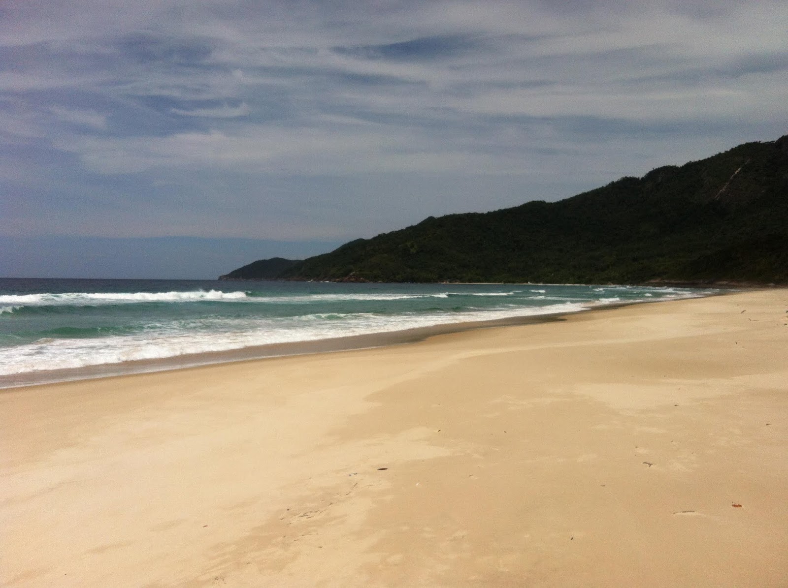 Fotografija Praia do Sul z dolga ravna obala
