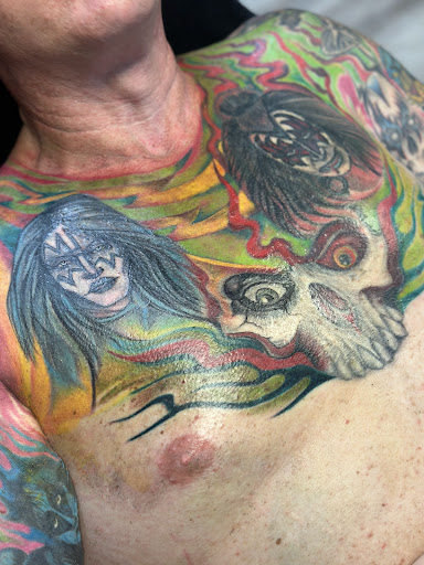 Explore simpsons tattoo ideas, creative tattoo ideas in Port Saint Lucie, available at Nevermore Tattoo studio