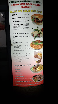 Selin Döner à Plauen menu