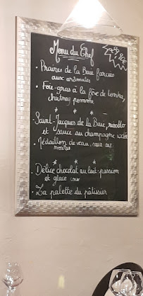 Restaurant L'ardoise à Lamballe (la carte)