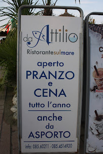Ristorante Da Attilio à Pescara menu
