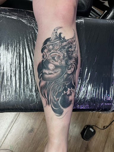 Explore ocean tattoo ideas black and white, creative tattoo ideas in Jefferson, available at Slammin Ink Tattoo