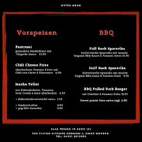 The Flying Kitchen à Norden menu