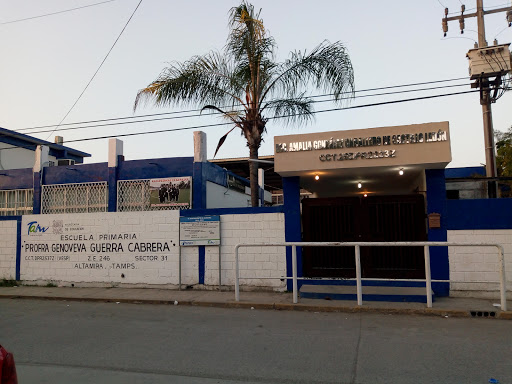 Amalia González Caballero de Castillo Ledón en Altamira