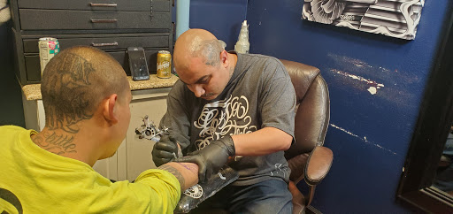 Explore boyfriend name tattoo ideas, creative tattoo ideas in Orange, available at Lincoln Avenue Tattoo