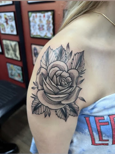 Explore arm ditch tattoo ideas, creative tattoo ideas in Hernando, available at Blue Panther Tattoo Co