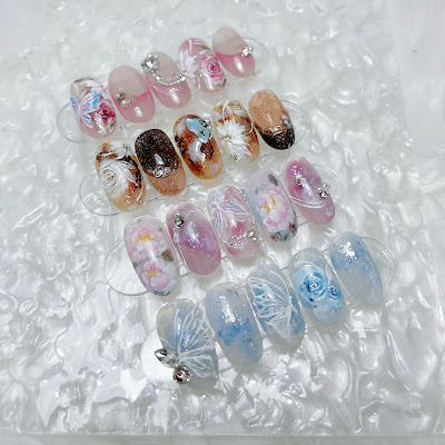 Mermaid Nails Gallery – Asian nail art beauty salon à Paris
