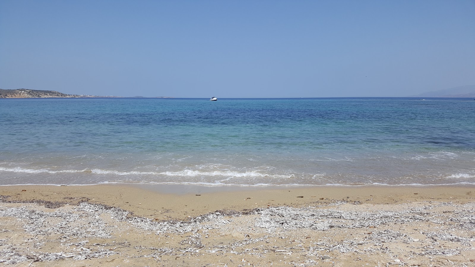 Photo of Paralia Tsoukalia with turquoise pure water surface