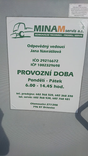 Recenze na MINAM servis, a.s. v Olomouc - Prodejna automobilů