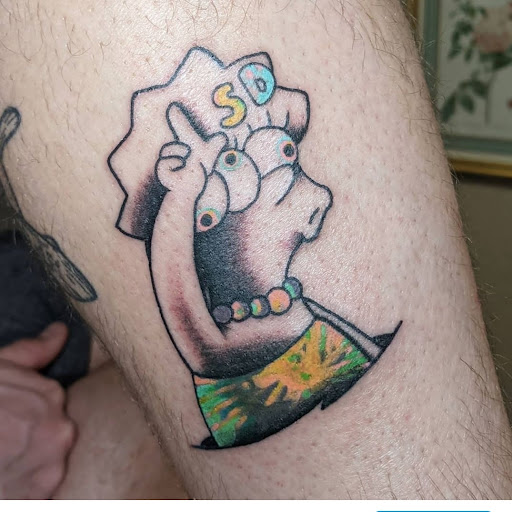 Explore cute bee tattoo ideas, creative tattoo ideas in Carbondale, available at Bonedale Tattoo