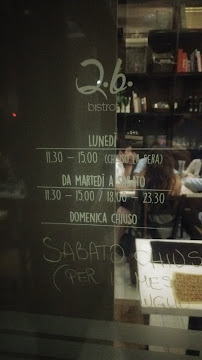 Menu du Buar Bistrot à Busto Arsizio