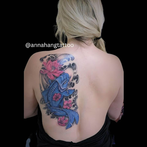 Explore football tattoo ideas, creative tattoo ideas in Garden Grove, available at Anna Hang Tattoo