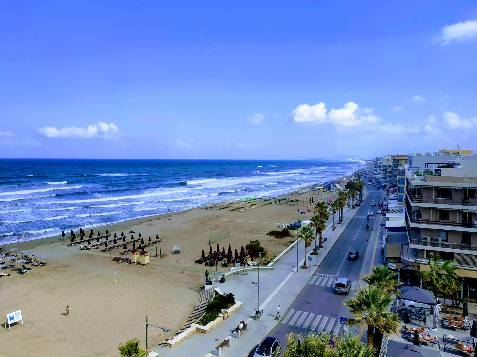 Rethymnon beach'in fotoğrafı plaj tatil beldesi alanı