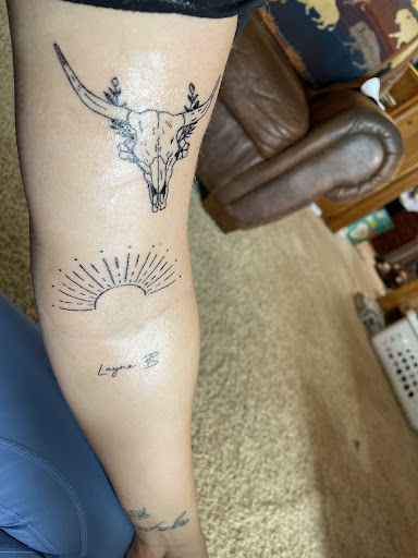Explore tattoo fill in ideas for men, creative tattoo ideas in Spearfish, available at Jordans Got A Gun