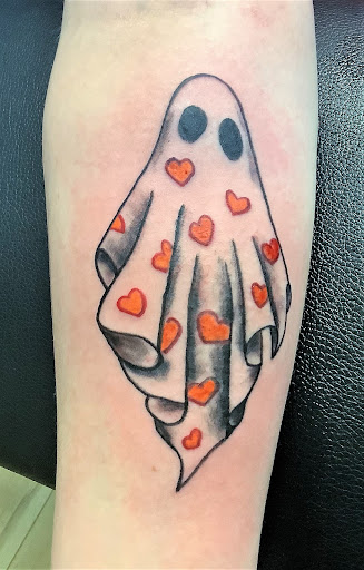 Explore medusa thigh tattoo ideas, creative tattoo ideas in Whitehall, available at Beachside Tattoos & Smoke Shop