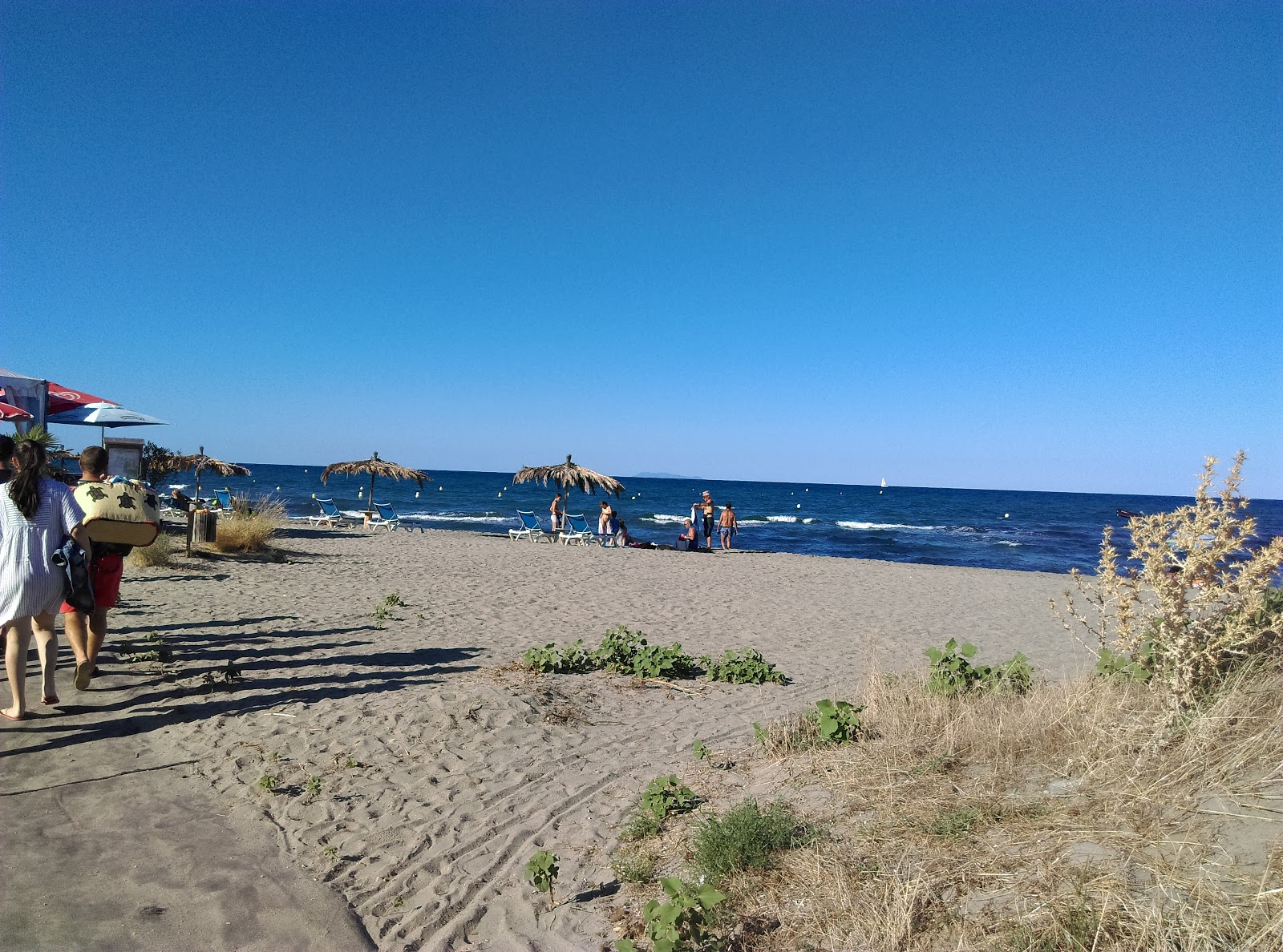 Foto av Plage de Borgo med lång rak strand