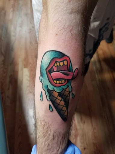 Explore jaws tattoo ideas, creative tattoo ideas in Lake Villa, available at Eternal Tiger Tattoo