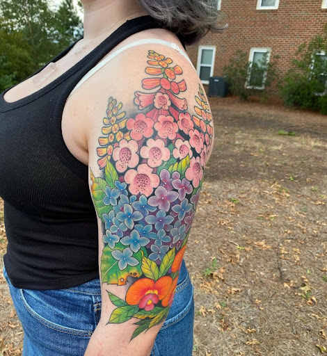 Explore skull tattoo ideas for men, creative tattoo ideas in Virginia Beach, available at Studio Evolve