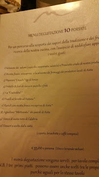 Ristorante La Baita à Aieta menu