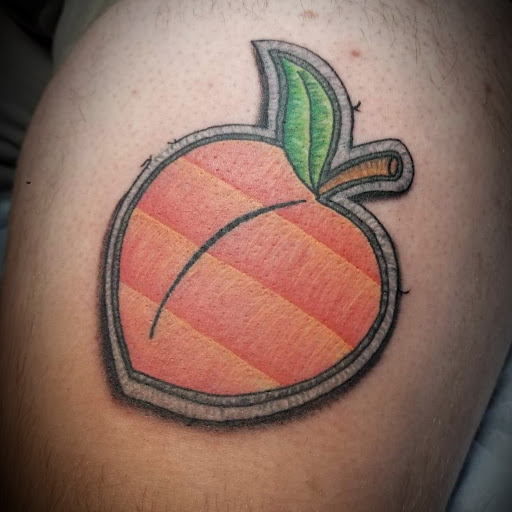 Explore hand print tattoo ideas, creative tattoo ideas in Easley, available at Peach Pit Tattoo