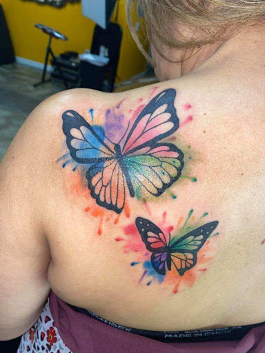 Explore small anime tattoo ideas, creative tattoo ideas in Fresno, available at True Anchor Tattooing