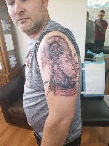 Explore baseball tattoos ideas, creative tattoo ideas in Sarasota, available at SEVEN SINS Tattoo Studio