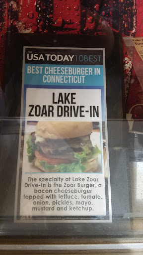 Hamburger Restaurant «Lake Zoar Drive In», reviews and photos, 14 Roosevelt Dr, Stevenson, CT 06491, USA