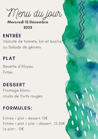 La Papiche à Saint-Avit menu