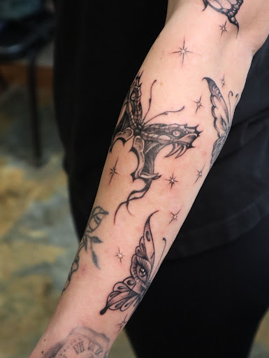 Explore three cross tattoo ideas, creative tattoo ideas in Adrian, available at Good Life Tattoo Co.