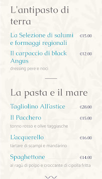 Terramare - Grottella Food Experience à Avetrana carte