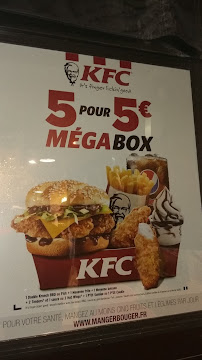 KFC Boulogne Billancourt à Boulogne-Billancourt menu