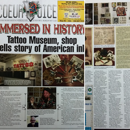 Explore father and son tattoos ideas, creative tattoo ideas in Coeur D Alene, available at Northwest Tattoo Museum & Tattooing