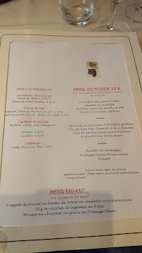 Au Bon Laboureur à Bray-sur-Seine menu