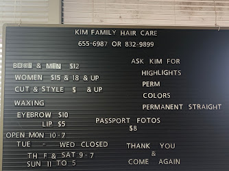 Kim Family Hair Care